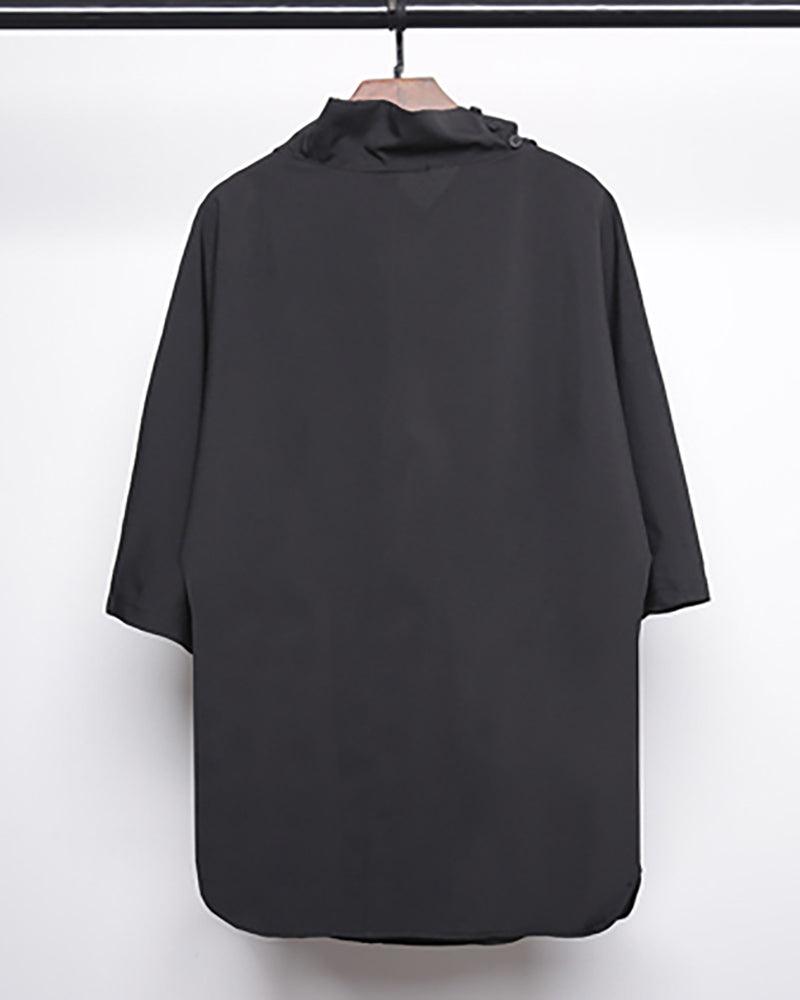 Urban Techwear Bat Tee -  ninja style - Futuristic Urban Techwear Bat Tee for Everyday Style - View 8