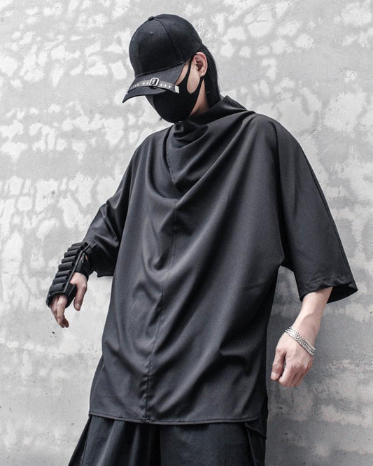Urban Techwear Bat Tee - techwear - Futuristic Urban Techwear Bat Tee for Everyday Style - Main view
