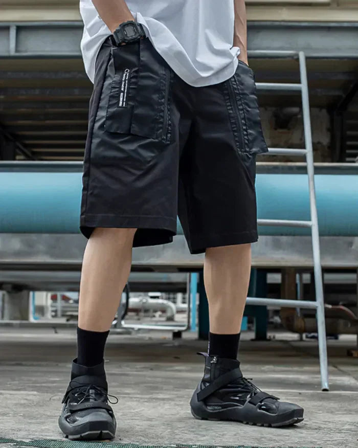 Urban Techwear Cargo Shorts - cargo shorts - Urban Techwear Cargo Shorts for Comfort and Style - Main view
