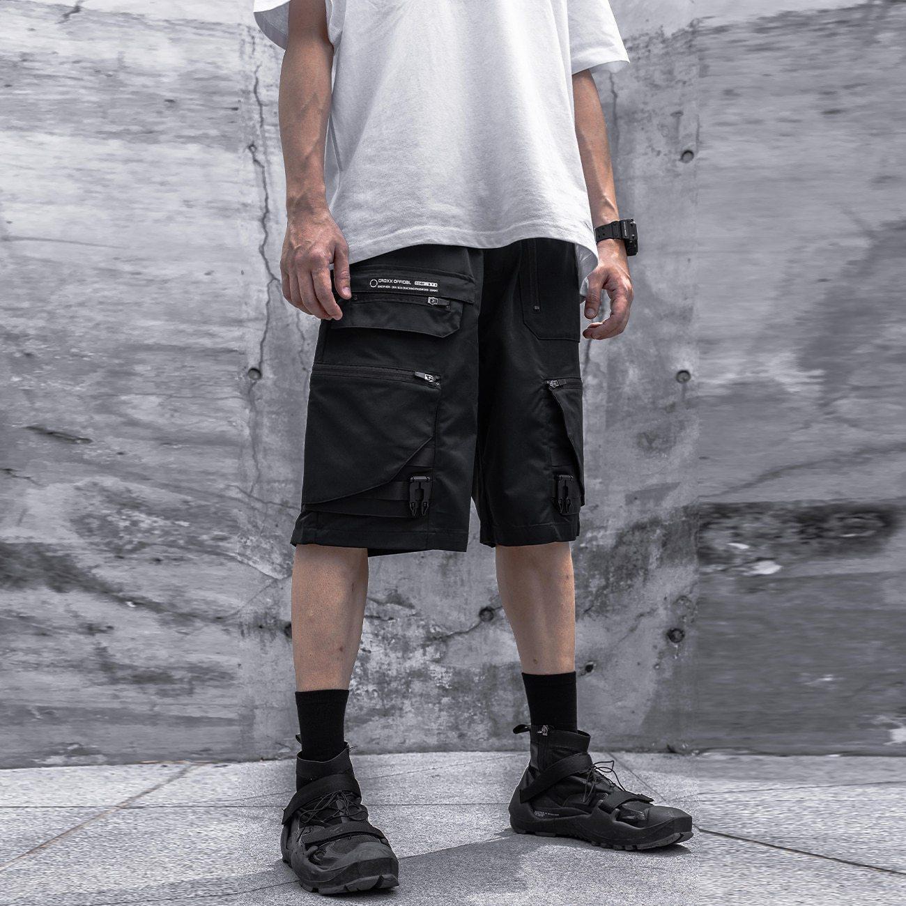 Urban Techwear Cargo Shorts -  ergonomic fit shorts - Urban Techwear Cargo Shorts for Versatile Style - View 5