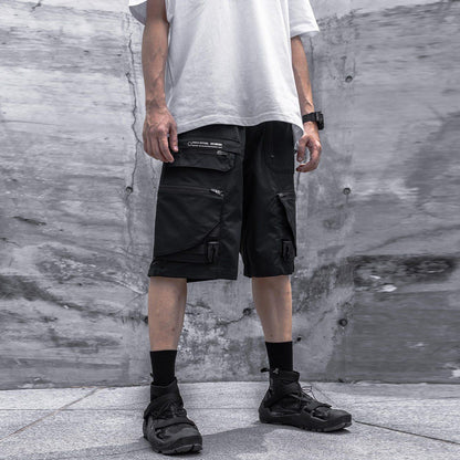 Urban Techwear Cargo Shorts -  ergonomic fit shorts - Urban Techwear Cargo Shorts for Versatile Style - View 5