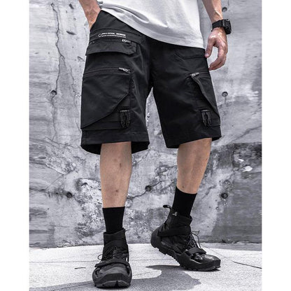 Urban Techwear Cargo Shorts -  durable techwear - Urban Techwear Cargo Shorts for Versatile Style - View 4
