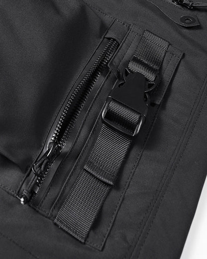 Urban Techwear Utility Shorts -  urban fashion shorts - Urban Techwear Utility Shorts for Active City Life - View 5