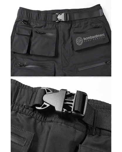 Urban Techwear Utility Shorts -  urban shorts - Urban Techwear Utility Shorts for Active City Life - View 6