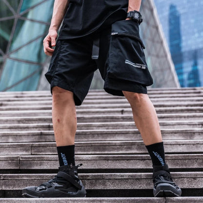 Urban Techwear Utility Shorts -  durable techwear clothing - Urban Techwear Utility Shorts for Everyday Adventures - View 4