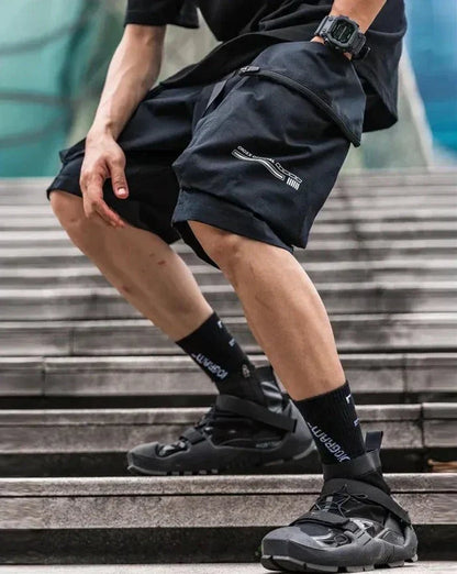 Urban Techwear Utility Shorts - stylish techwear shorts - Urban Techwear Utility Shorts for Everyday Adventures - Main view