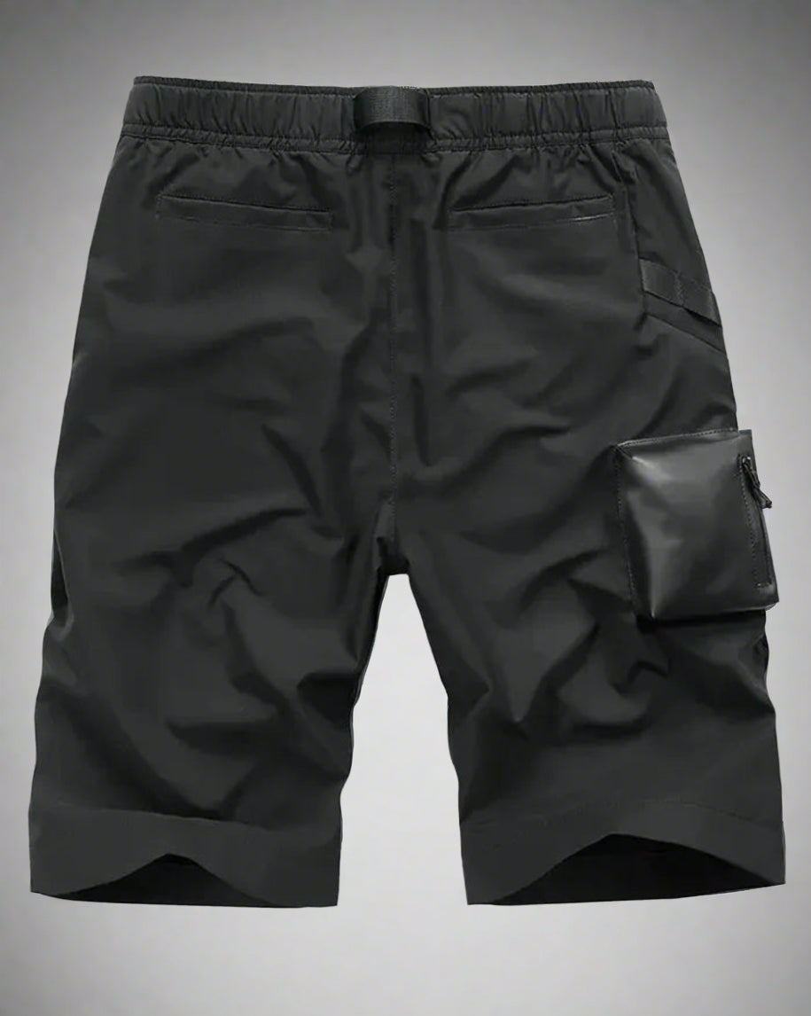 Urban Techwear Utility Shorts - techwear shorts - Urban Techwear Utility Shorts for Active City Life - View 2