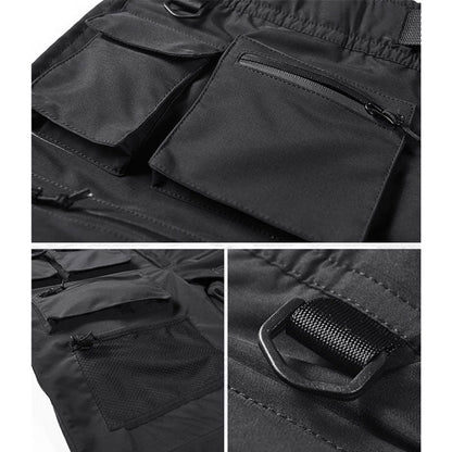 Urban Techwear Utility Shorts -  utility shorts - Urban Techwear Utility Shorts for Active City Life - View 7