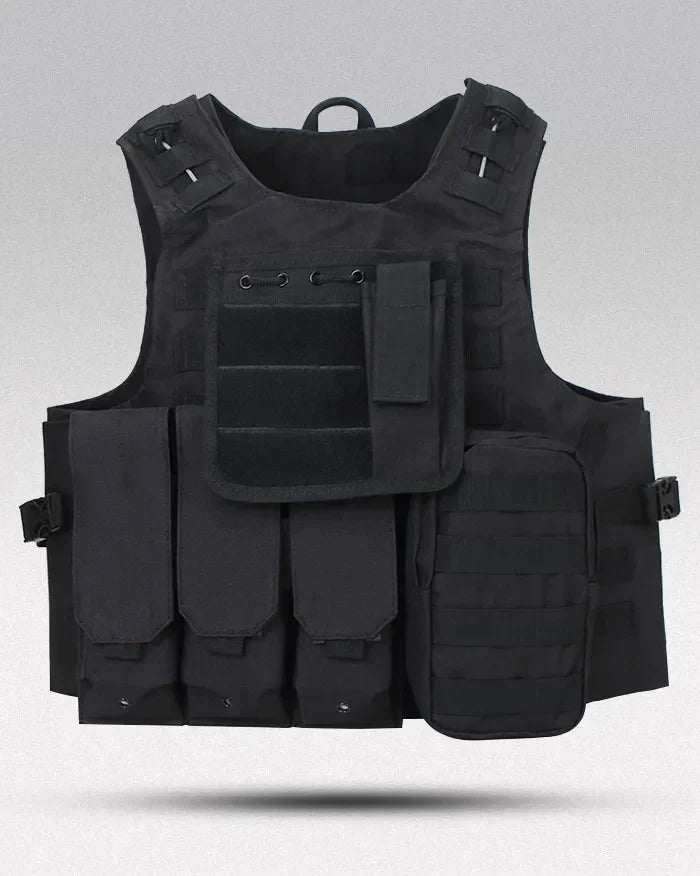 Urban Techwear Utility Vest - military style vest - Urban Techwear Utility Vest for Style and Protection - Main view
