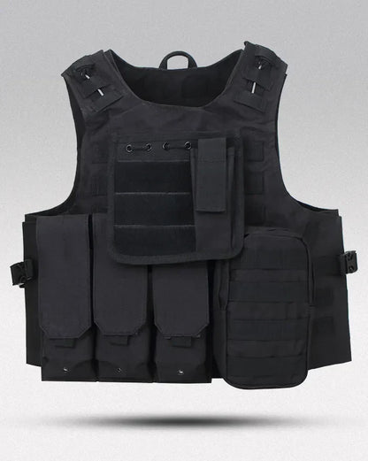 Urban Techwear Utility Vest - military style vest - Urban Techwear Utility Vest for Style and Protection - Main view