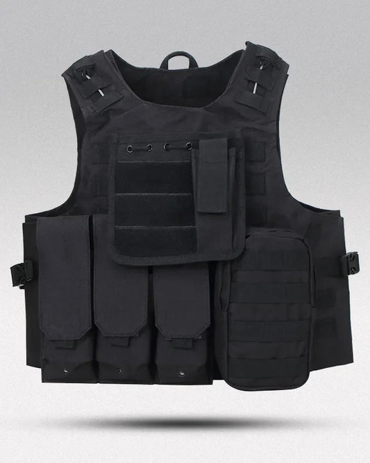 Urban Techwear Utility Vest - military style vest - Urban Techwear Utility Vest for Style and Protection - Main view