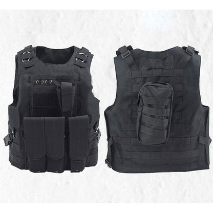 Urban Techwear Utility Vest -  streetwear vest - Urban Techwear Utility Vest for Style and Protection - View 4