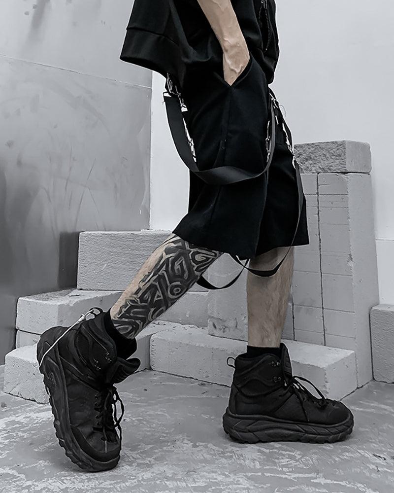 Urban Utility Cargo Shorts -  techwear - Stylish Urban Utility Cargo Shorts for Everyday Wear - View 8
