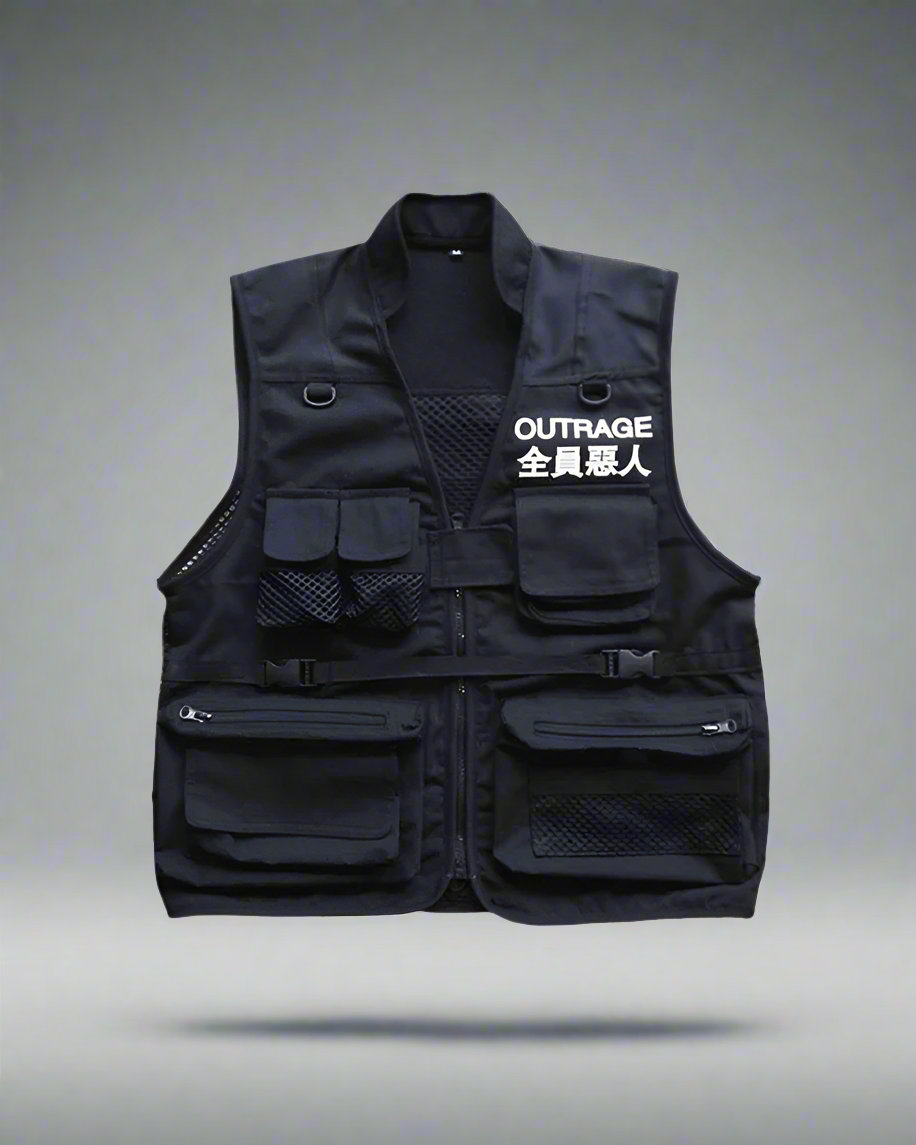 Urban Utility Cargo Vest - cargo vest - Urban Utility Cargo Vest for Stylish Organization - Main view