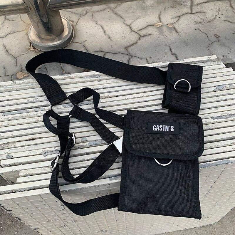 Urban Utility Crossbody Bag -  black bag - Urban Utility Crossbody Bag with Adjustable Strap - View 4