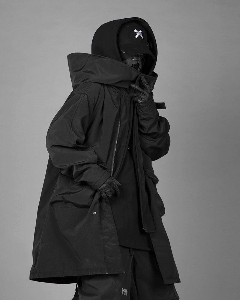 Urban Utility Layered Long Coat - urban coat - Urban Utility Layered Long Coat for Unpredictable Weather - View 2