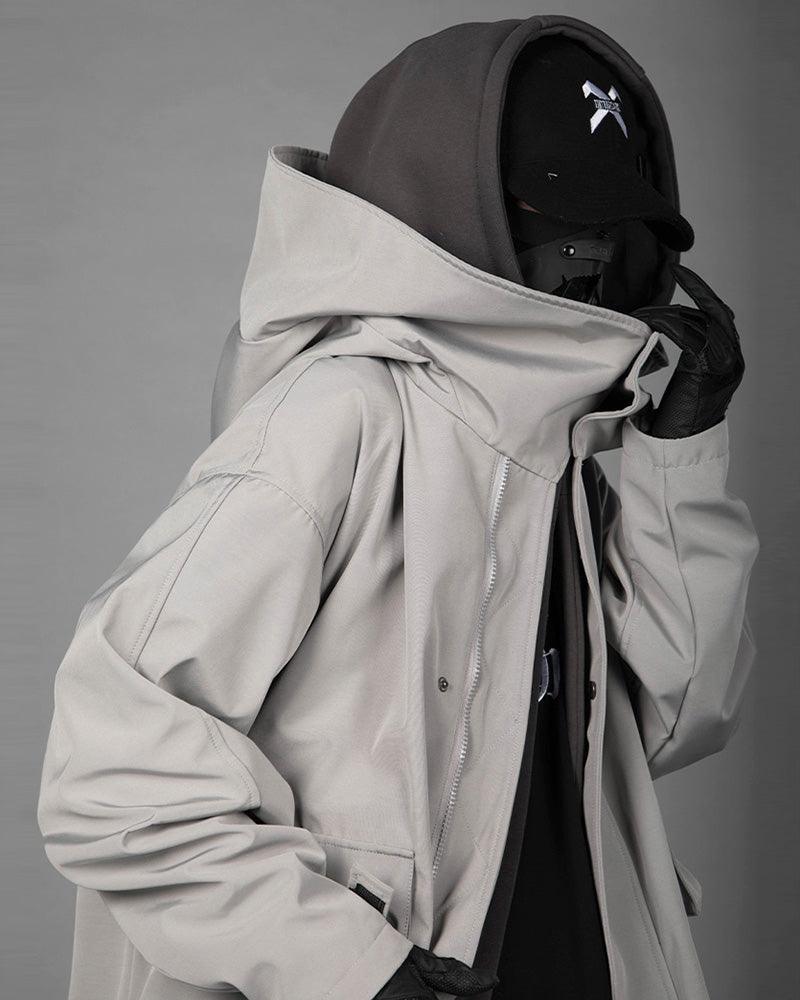 Urban Utility Layered Long Coat - urban coat - Urban Utility Layered Long Coat for Unpredictable Weather - View 9