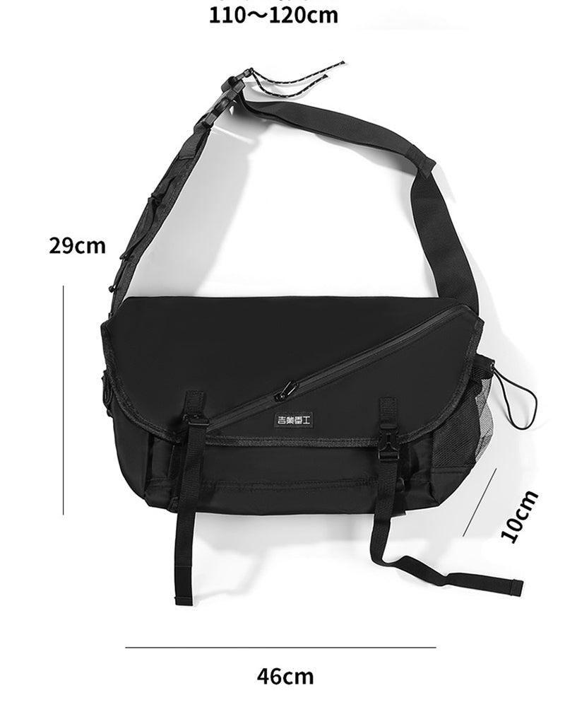 Urban Utility Messenger Bag -  cyberpunk style bag - Stylish Urban Utility Messenger Bag for Daily Use - View 3
