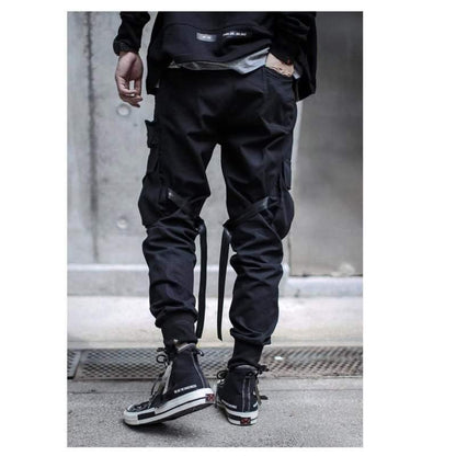 Urban Utility Ribbon Cargo Pants - comfortable cargo pants - Urban Utility Ribbon Cargo Pants for Comfort and Style - View 2