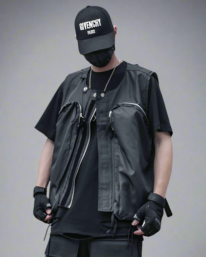 Urban Utility Zipper Vest - comfy vest - Urban Utility Zipper Vest for Everyday Comfort - Main view