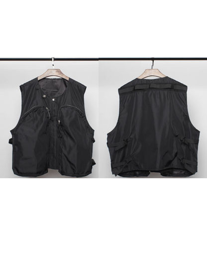 Urban Utility Zipper Vest - comfy vest - Urban Utility Zipper Vest for Everyday Comfort - View 8