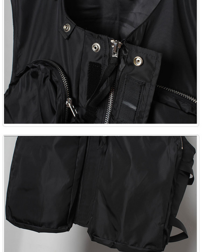 Urban Utility Zipper Vest -  durable vest - Urban Utility Zipper Vest for Everyday Comfort - View 11