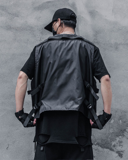 Urban Utility Zipper Vest -  durable vest - Urban Utility Zipper Vest for Everyday Comfort - View 4