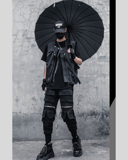 Urban Utility Zipper Vest -  layering vest - Urban Utility Zipper Vest for Everyday Comfort - View 5