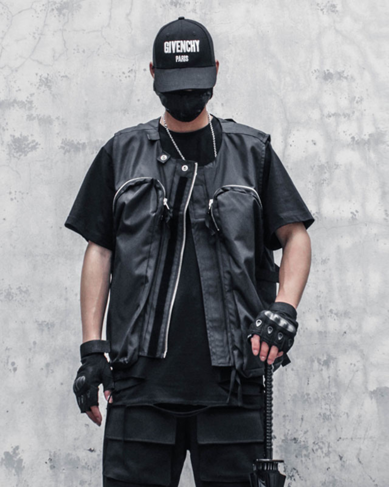 Urban Utility Zipper Vest - tactical vest - Urban Utility Zipper Vest for Everyday Comfort - View 2