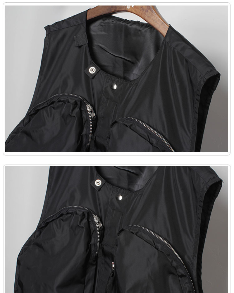 Urban Utility Zipper Vest - tactical vest - Urban Utility Zipper Vest for Everyday Comfort - View 9