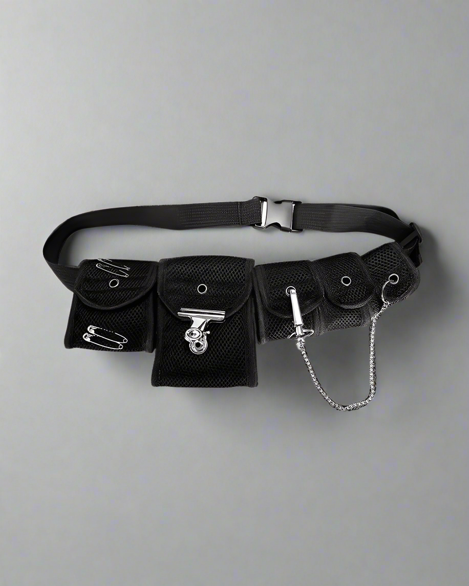 Urban Vibe Crossbody Chest Bag - crossbody bag - Urban Vibe Crossbody Chest Bag in Durable Black Polyester - Main view