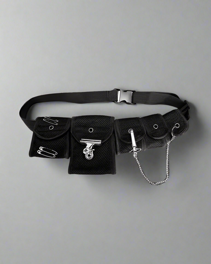 Urban Vibe Crossbody Chest Bag - crossbody bag - Urban Vibe Crossbody Chest Bag in Durable Black Polyester - Main view