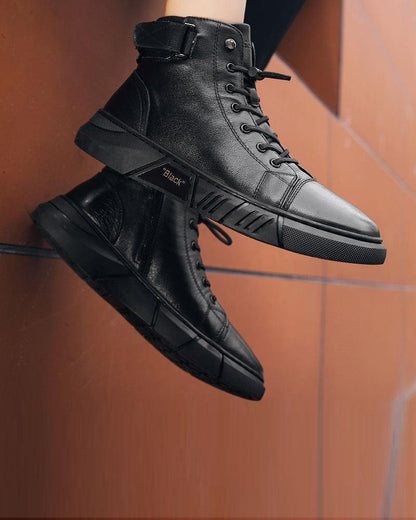 Urban Waterproof Leather Kicks -  leather kicks - Urban Waterproof Leather Kicks for Summer Comfort - View 6