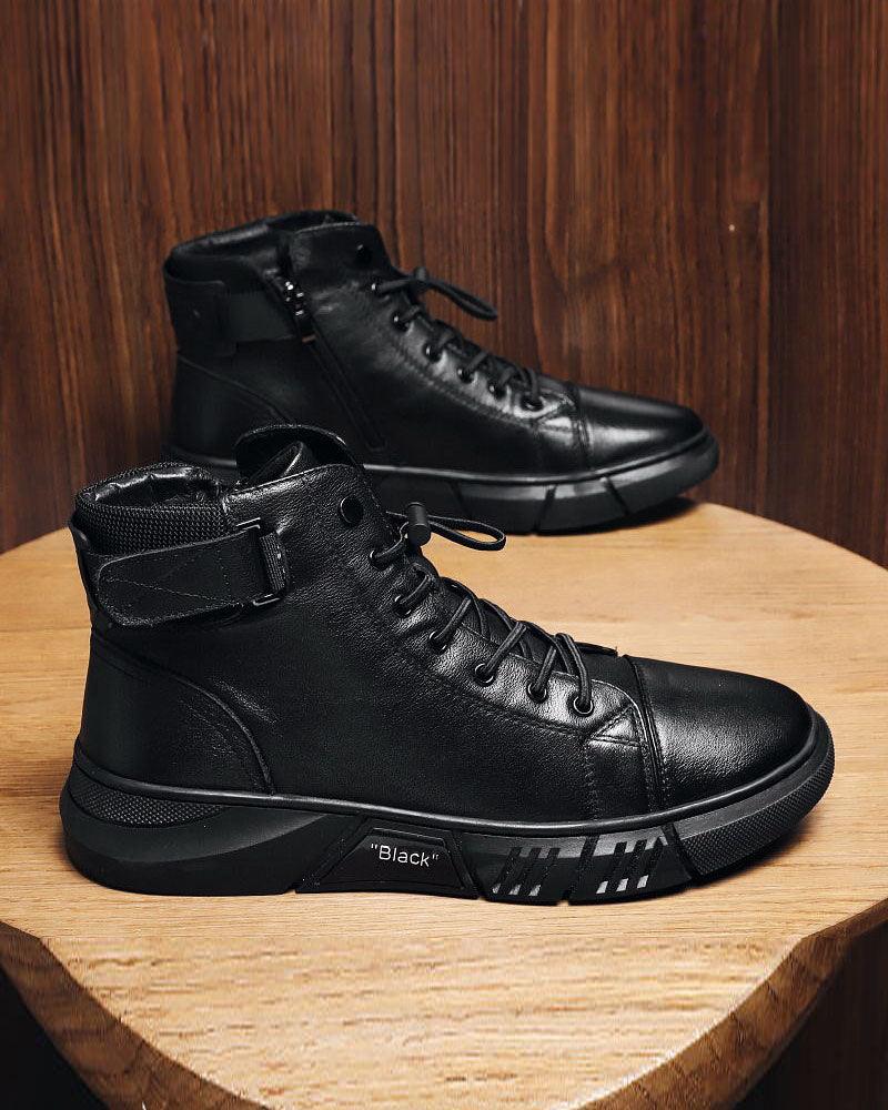 Urban Waterproof Leather Kicks -  lightweight footwear - Urban Waterproof Leather Kicks for Summer Comfort - View 7