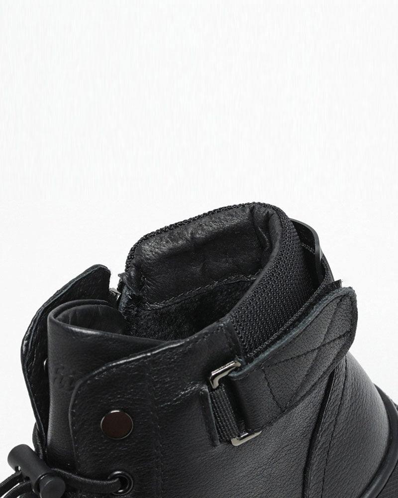 Urban Waterproof Leather Kicks -  techwear shoes - Urban Waterproof Leather Kicks for Summer Comfort - View 8