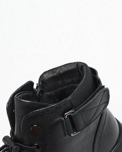 Urban Waterproof Leather Kicks -  techwear shoes - Urban Waterproof Leather Kicks for Summer Comfort - View 8