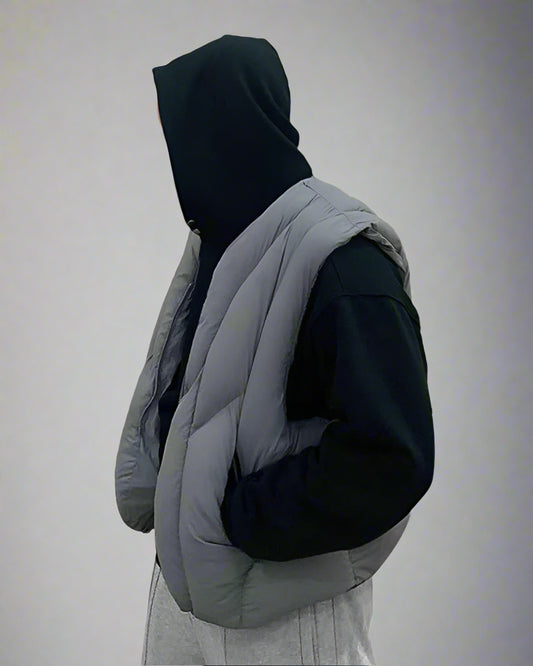 Urban Winter Utility Vest - functional winter vest - Urban Winter Utility Vest for Style and Functionality - Main view