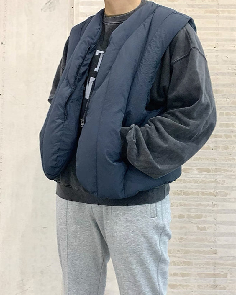 Urban Winter Utility Vest -  layering - Urban Winter Utility Vest for Style and Functionality - View 5