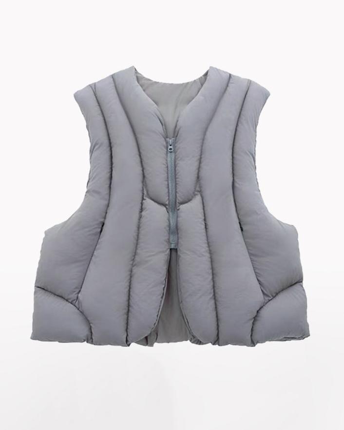 Urban Winter Utility Vest -  streetwear - Urban Winter Utility Vest for Style and Functionality - View 9