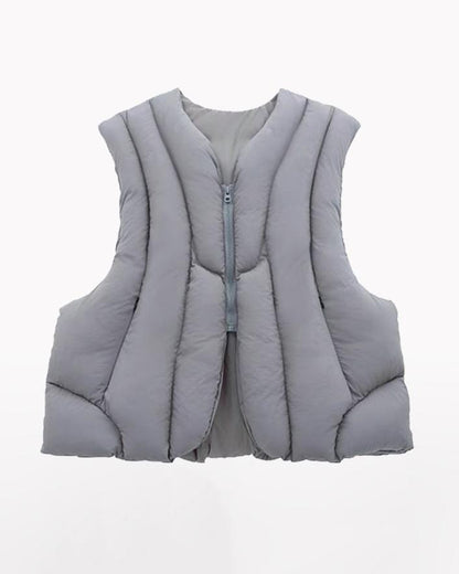 Urban Winter Utility Vest -  streetwear - Urban Winter Utility Vest for Style and Functionality - View 9