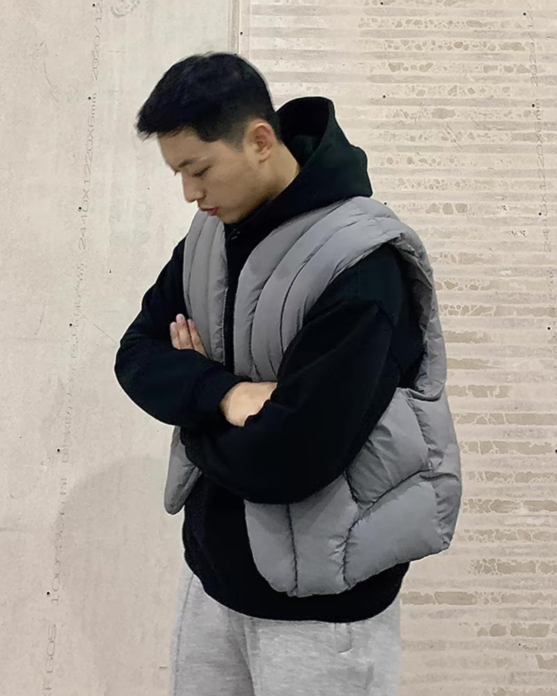 Urban Winter Utility Vest - winter vest - Urban Winter Utility Vest for Style and Functionality - View 3