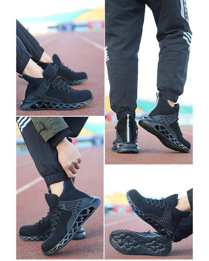 Urban Woven Tech Sneakers -  black sneakers - Urban Woven Tech Sneakers - Versatile and Comfortable - View 4