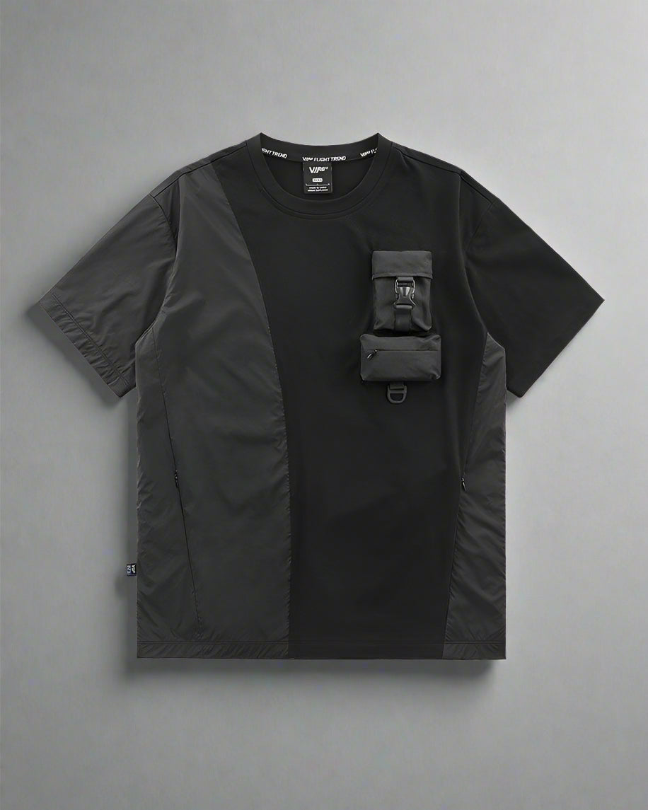 Utility Chest Bag Cargo Tee - chest bag - Stylish Utility Chest Bag Cargo Tee for Everyday Use - Main view
