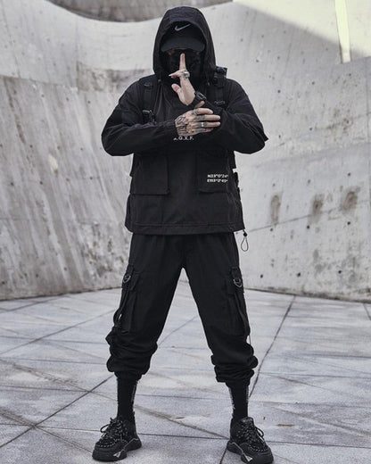 Utility Hooded Jacket with Pockets -  durable outdoor jacket - Utility Hooded Jacket with Pockets for Everyday Wear - View 5