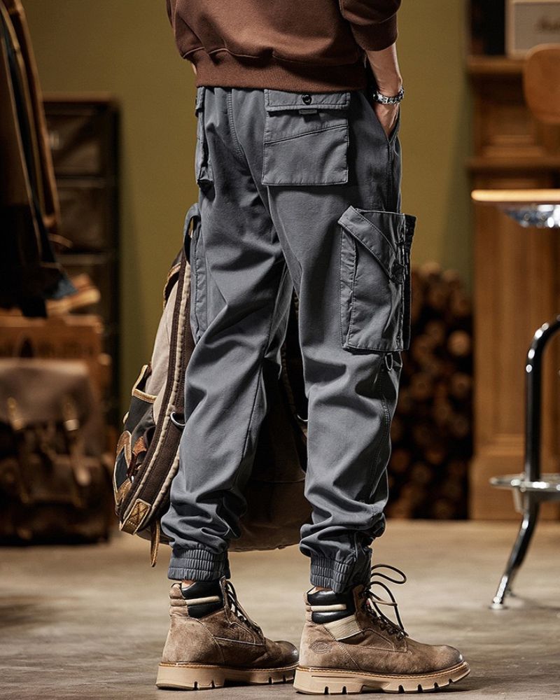 Utility-Ready Cargo Pants -  comfortable - Stylish Cargo Pants with Functional Pockets - View 11
