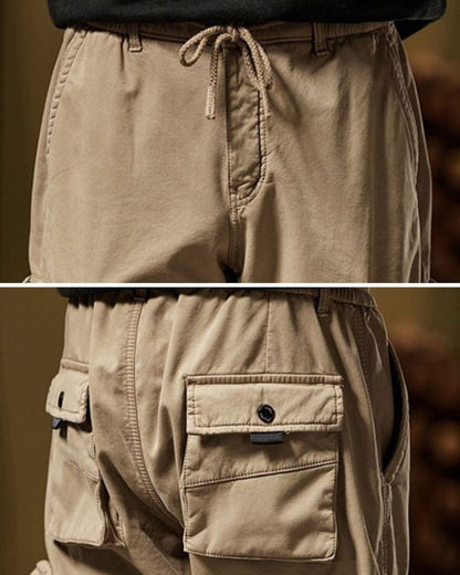 Utility-Ready Cargo Pants -  functional pants - Stylish Cargo Pants with Functional Pockets - View 13