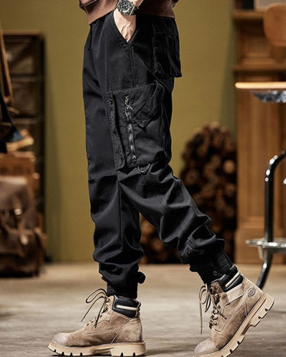 Utility-Ready Cargo Pants -  techwear - Stylish Cargo Pants with Functional Pockets - View 6