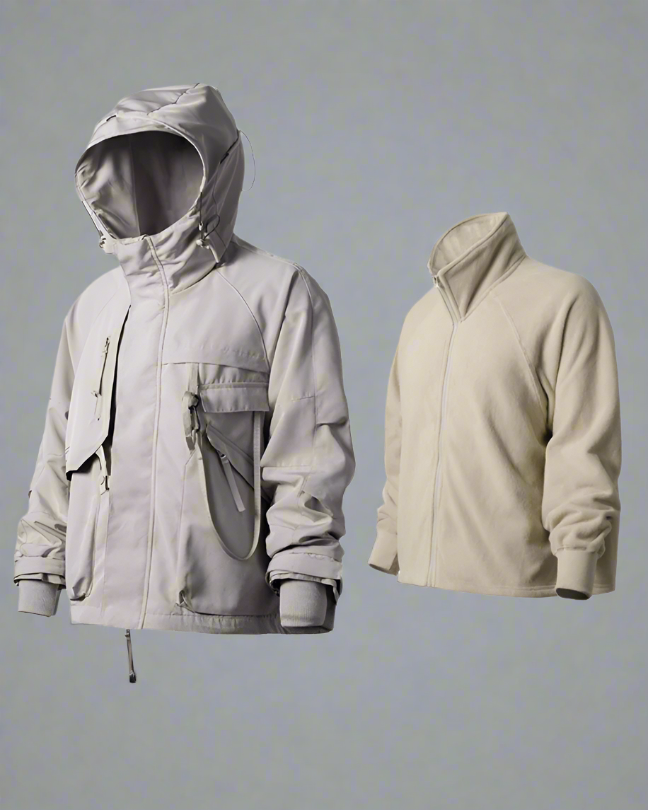 Versatile 3-in-1 Winter Jacket -  winter jacket - Versatile 3-in-1 Winter Jacket for Urban Exploration - View 16