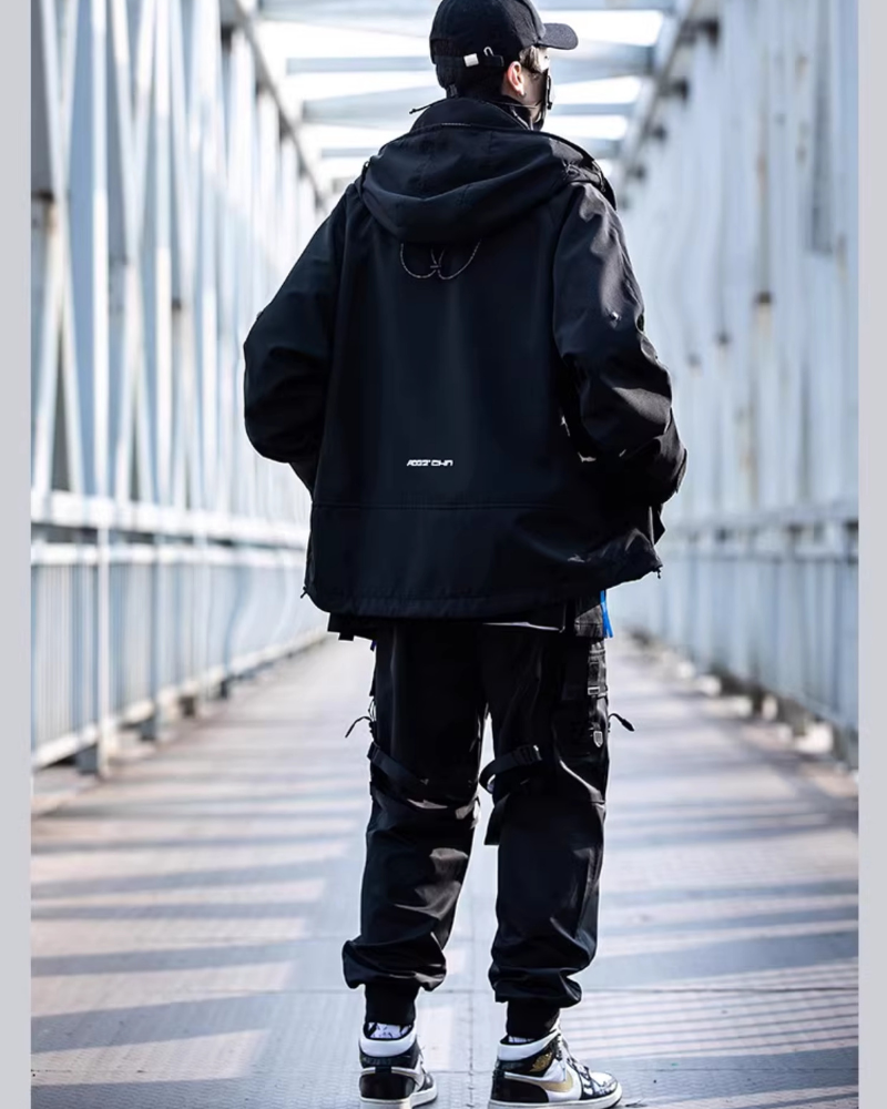 Versatile 3-in-1 Winter Jacket - winter techwear - Versatile 3-in-1 Winter Jacket for Urban Exploration - View 11
