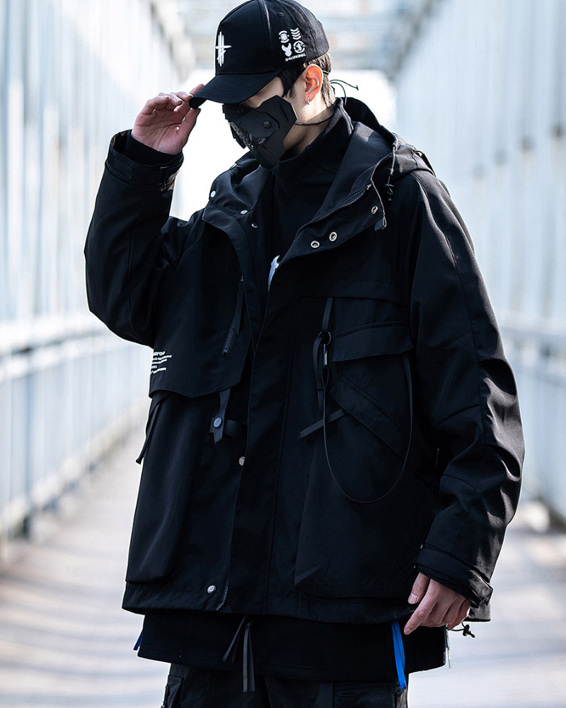 Versatile 3-in-1 Winter Jacket - winter techwear - Versatile 3-in-1 Winter Jacket for Urban Exploration - View 3